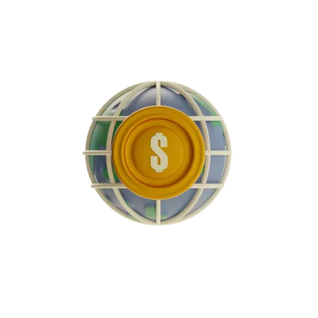 Business Globe  3D Icon