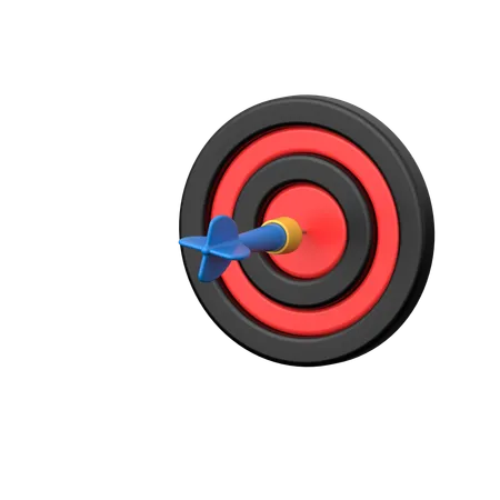 A Graphical Representation Symbolizing Goals Objectives Or Desired Outcomes Often Used For Strategic Planning And Performance Tracking 3D Icon