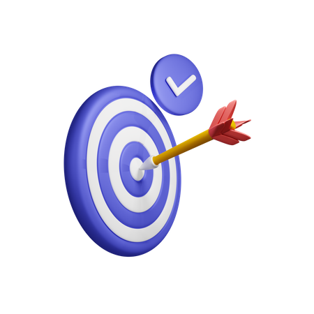 Business Goal  3D Icon