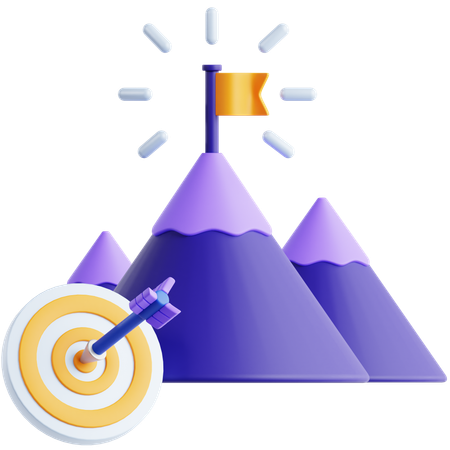Business Goal  3D Icon