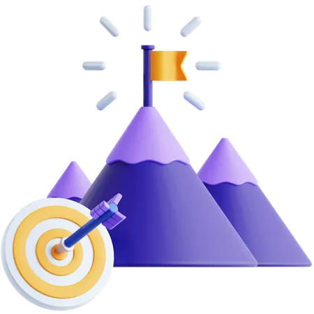 Business Goal  3D Icon