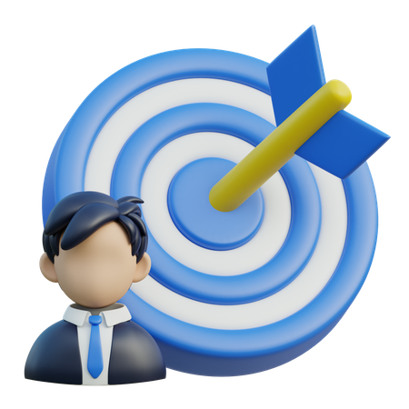 Business Goal  3D Icon