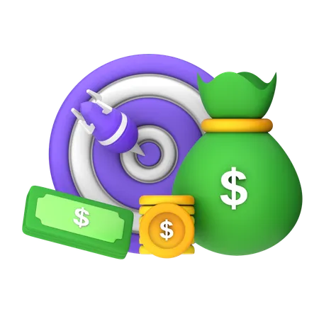 Business  goal  3D Icon