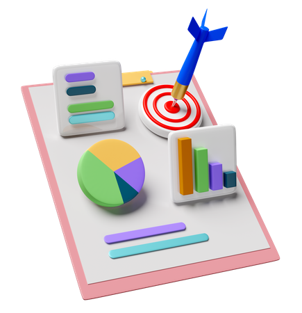 Business Goal  3D Icon