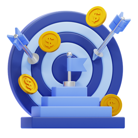 Business Goal  3D Icon