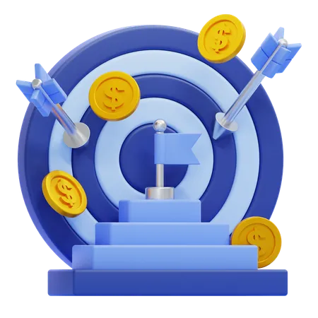 Business Goal  3D Icon