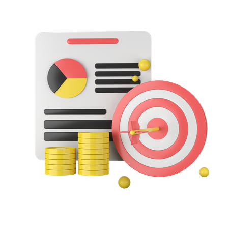 Business Goal  3D Icon