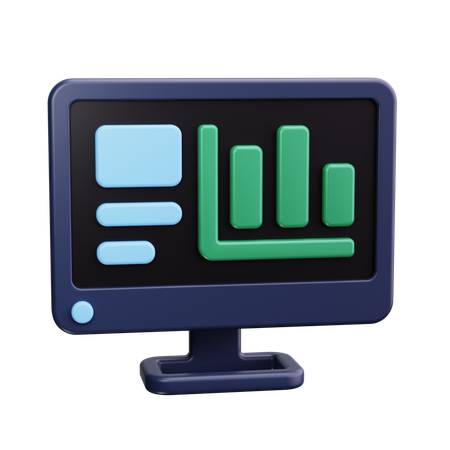 Business graph  3D Icon