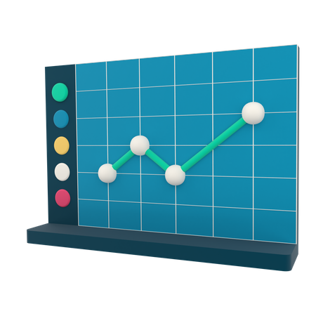 Business Graph  3D Icon