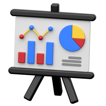 Business Graph  3D Icon