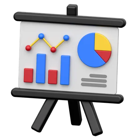 Business Graph  3D Icon