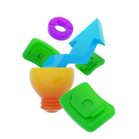 Business Growth  3D Icon