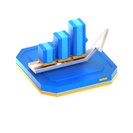 Business Growth  3D Icon