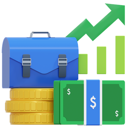 Business Growth  3D Icon