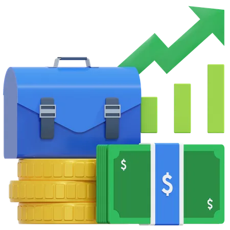 Business Growth  3D Icon