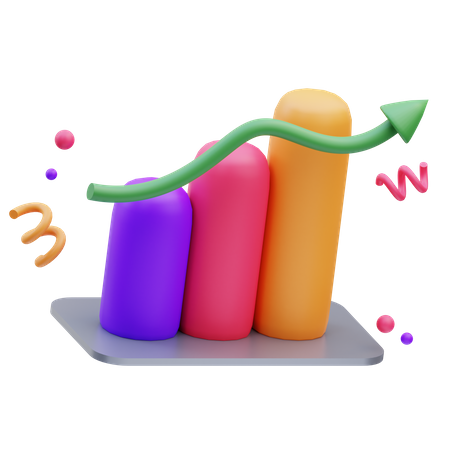 Business Growth  3D Icon