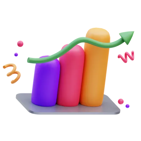 Business Growth  3D Icon