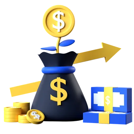 Business Growth  3D Icon