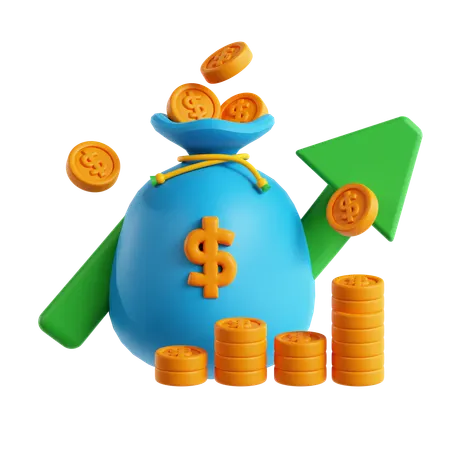 Business growth  3D Icon