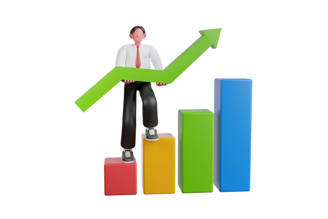 Business Growth  3D Icon