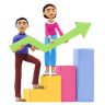 graphics of business growth