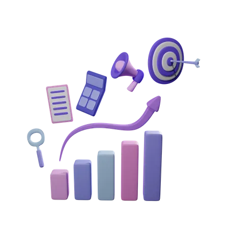 Finance Growth Download This Item Now 3D Icon