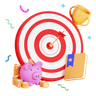 business arrow emoji 3d