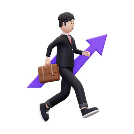 Business Growth Management  3D Icon