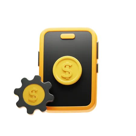 BUSINESS HANDPHONE  3D Icon