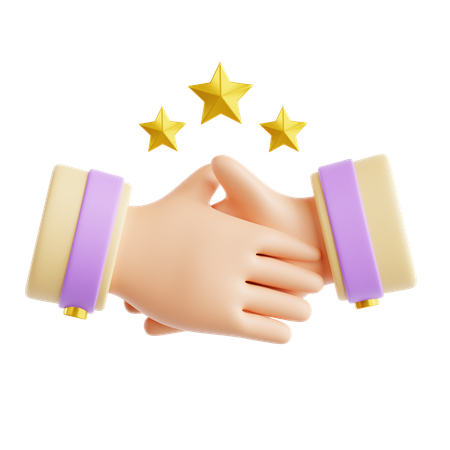 Business Handshake  3D Icon