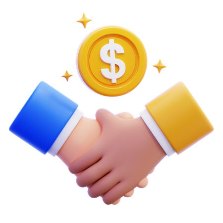 Business Handshake  3D Icon