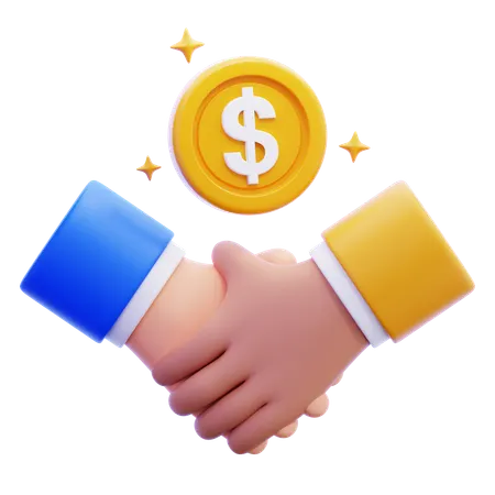 Business Handshake  3D Icon