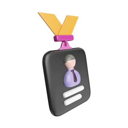 Business Id 3D Icon