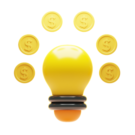 BUSINESS IDEA  3D Icon