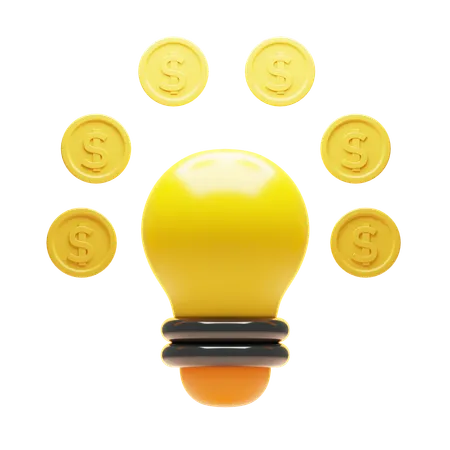 BUSINESS IDEA  3D Icon