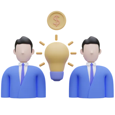 Business idea  3D Icon