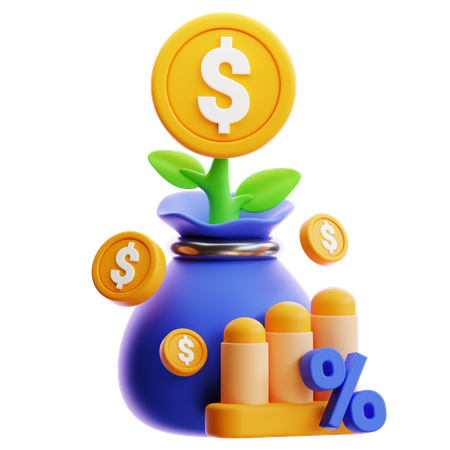 Business Investement  3D Icon
