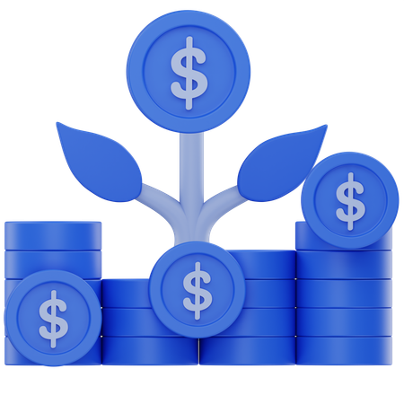 Business investment  3D Icon