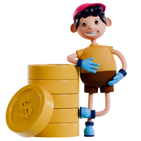 Business Investor’s Growth Journey  3D Icon