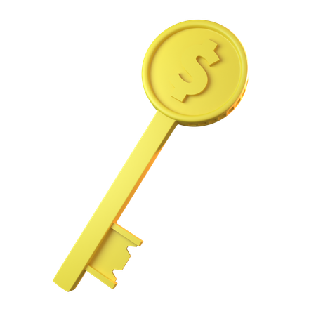 Business Key  3D Icon