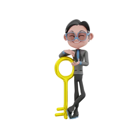 Business Key  3D Illustration