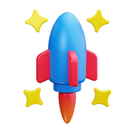 Business Launch  3D Icon