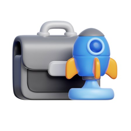 Business Launch  3D Icon