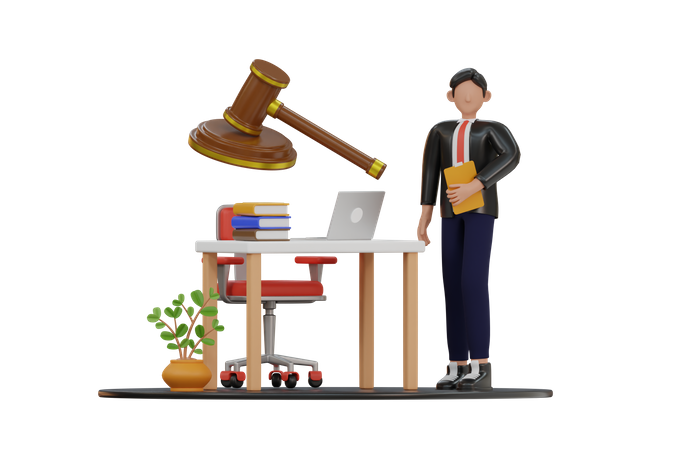 Business Lawyer  3D Icon