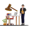 business law emoji 3d