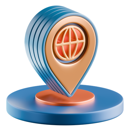 Business Location  3D Icon