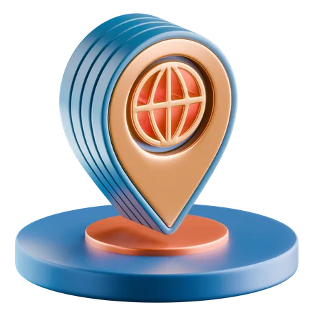 Business Location  3D Icon