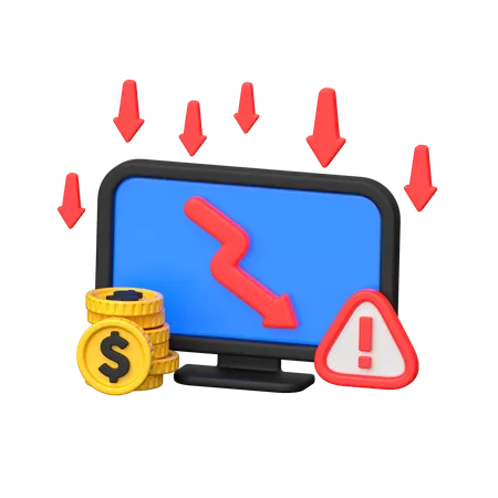 Business Loss  3D Icon