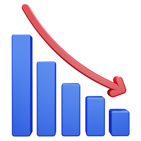 Business Loss  3D Illustration