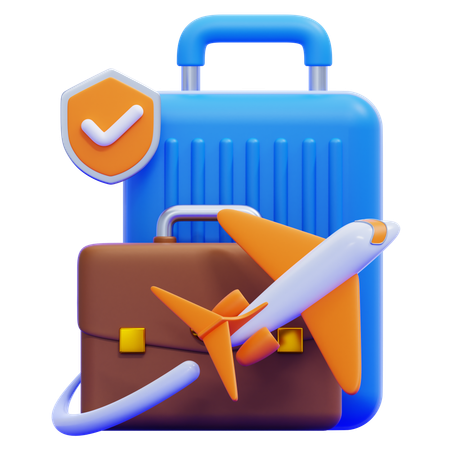 Business Luggage  3D Icon